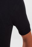 T-shirt "v-neck original" | 100% bomuld | Sort -JBS