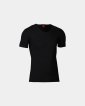 "Black or white" t-shirt v-neck | Bomuld | Sort - JBS