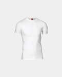 "Black or white" t-shirt o-neck | Bomuld | Hvid -JBS