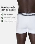 Tights | 2-pak | Økologisk bambusviskose | Hvid -JBS x Mads Nørgaard