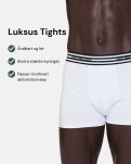 Tights | 2-pak | Økologisk bambusviskose | Hvid -JBS x Mads Nørgaard