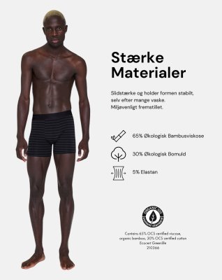 Tights | 2-pak | Økologisk bambusviskose | Multifarvet -JBS x Mads Nørgaard