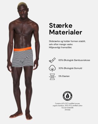 Tights | 2-pak | Økologisk bambusviskose | Multifarvet -JBS x Mads Nørgaard