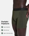 Tights | 2-pak | Økologisk bambusviskose | Army -JBS x Mads Nørgaard