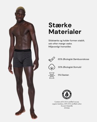 Tights | 2-pak | Økologisk bambusviskose | Multifarvet -JBS x Mads Nørgaard