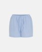 Pyjamas shorts | Bambusviskose | Blå/hvid strib - JBS of Denmark Women