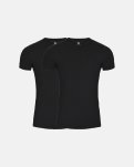 T-shirt 2-pak | Bambusviskose | Sort -Dovre