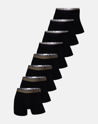 Tights "basic" 8-pak | Bomuld | Sort -CR7