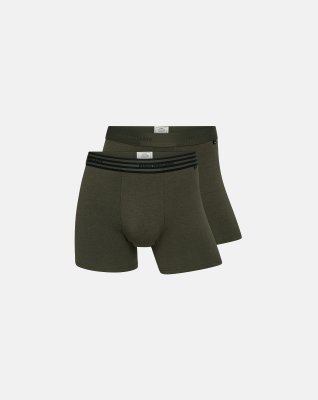 Tights | 2-pak | Økologisk bambusviskose | Army -JBS x Mads Nørgaard