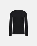 Langærmet t-shirt | 100% uld | Sort -JBS of Denmark Women
