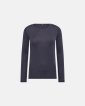 Langærmet t-shirt | 100% uld | Grå - JBS of Denmark Women