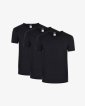 T-shirt 3-pak | Økologisk bomuld | Sort - Claudio