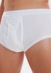 Briefs m. gylp "original" | 100% bomuld | Hvid -JBS