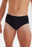 "Original" briefs med gylp | 100% bomuld | Sort -JBS