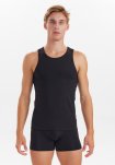 2-pak tank-top (singlet) |  bambus | sort -JBS