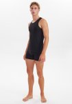2-pak tank-top (singlet) |  bambus | sort -JBS