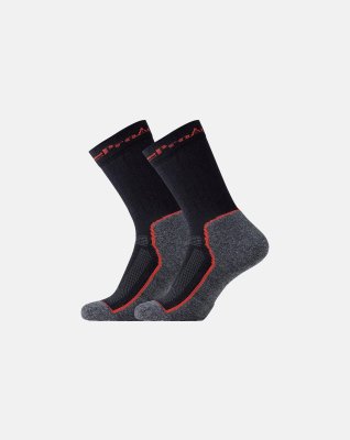 Strømper "coolmax wool" 2-pak | Uld | Sort -ProActive