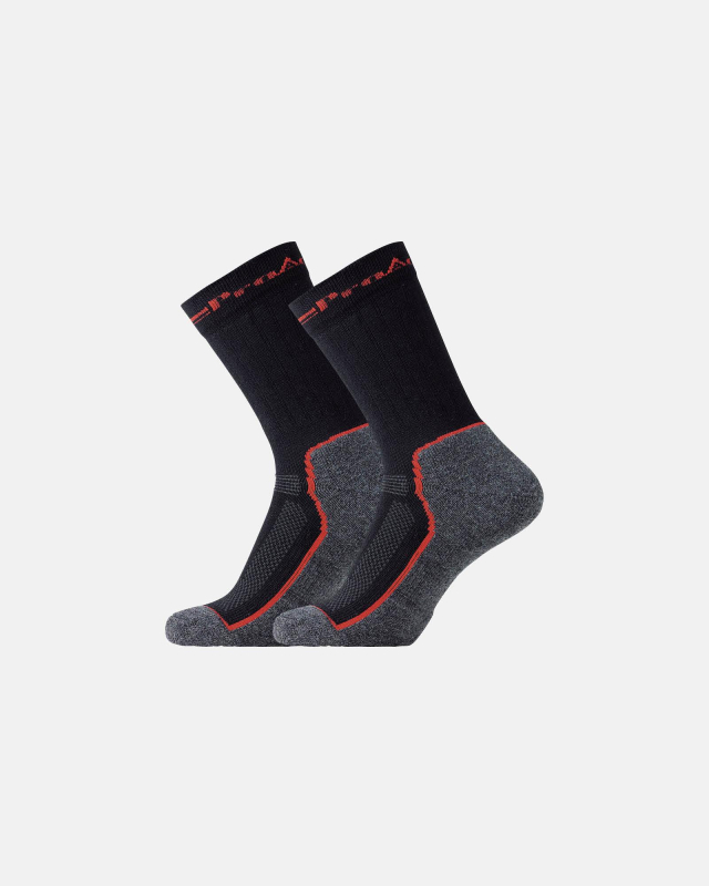 Strømper "coolmax wool" 2-pak | Uld | Sort