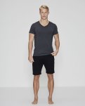 T-shirt v-neck | Bambusviskose | Mørk grå -JBS of Denmark Men