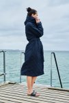 Badekåbe til vinterbadere | fleece | Navy -JBS of Denmark Women