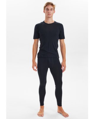 T-shirt "wool"  | 100% merino uld | Sort -JBS