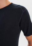 T-shirt "wool"  | 100% merino uld | Sort -JBS