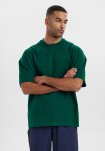 Oversize t-shirt | 100% bomuld | Grøn -Resteröds