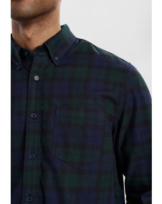 Skjorte "flannel" | 100% bomuld | Multifarvet -Resteröds
