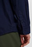Skjorte "flannel" | 100% bomuld | Navy -Resteröds