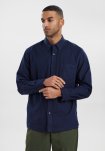 Skjorte "flannel" | 100% bomuld | Navy -Resteröds