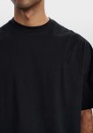 Oversize t-shirt | 100% bomuld | Sort -Resteröds
