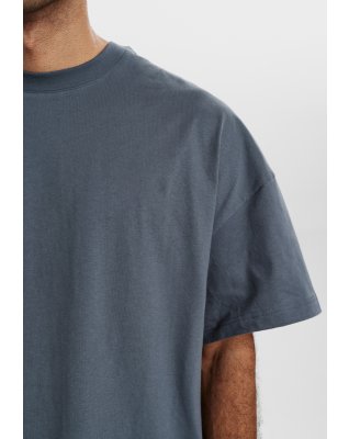 Oversize t-shirt | 100% bomuld | Grå -Resteröds