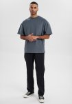 Oversize t-shirt | 100% bomuld | Grå -Resteröds