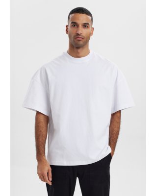 Oversize t-shirt | 100% bomuld | Hvid -Resteröds