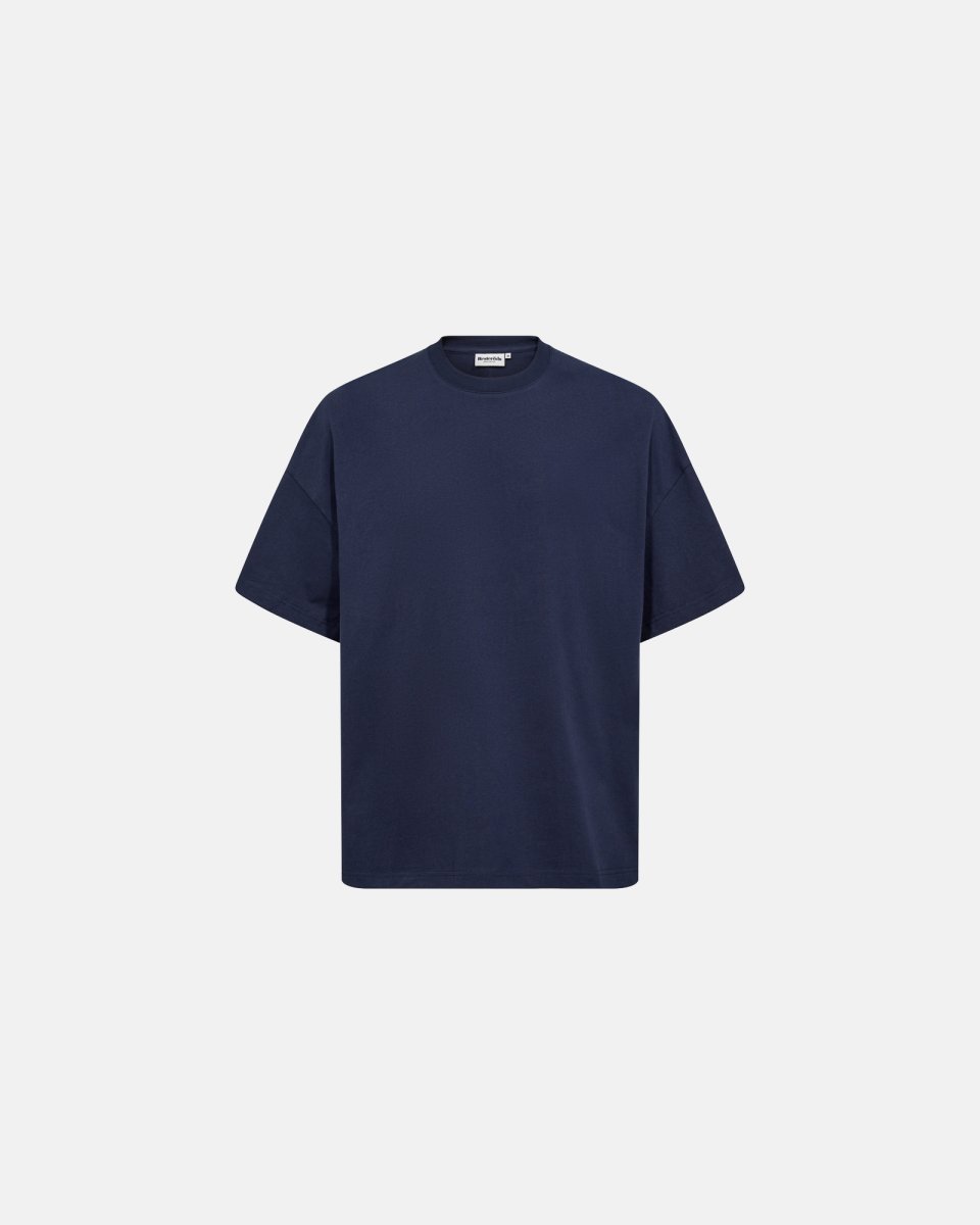 Resteröds Oversize t-shirt | 100% bomuld | Navy - S