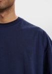 Oversize t-shirt | 100% bomuld | Navy -Resteröds