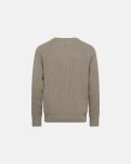Cardigan med knapper | Bomuld | Sand -Resteröds