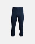 Long johns m. gylp "3/4 længde" | 100% økologisk bomuld | Navy -Dovre