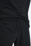 Pyjamas m. shorts "jersey" | 100% bomuld | Sort -JBS
