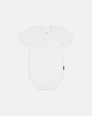 Kortærmet body | 4-pak | Bambusviskose | Hvid