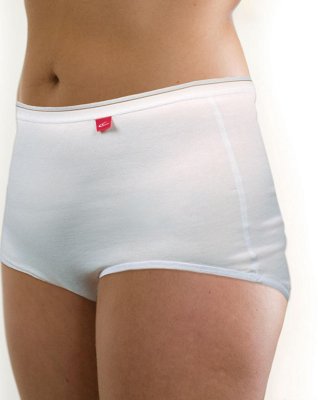 Maxi trusse | GOTS økologisk bomuld | Hvid -Marathon Woman