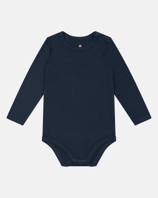 Langærmet body | Bambusviskose | Navy