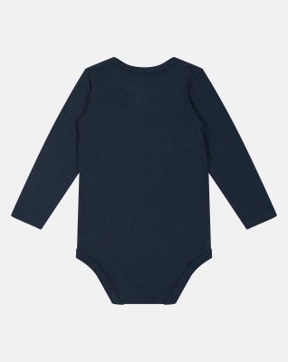Langærmet body | Bambusviskose | Navy -JBS of Denmark Kids