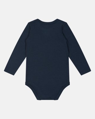 Langærmet body | Bambusviskose | Navy