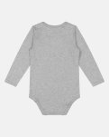 Langærmet body | Bambusviskose | Lysegrå -JBS of Denmark Kids