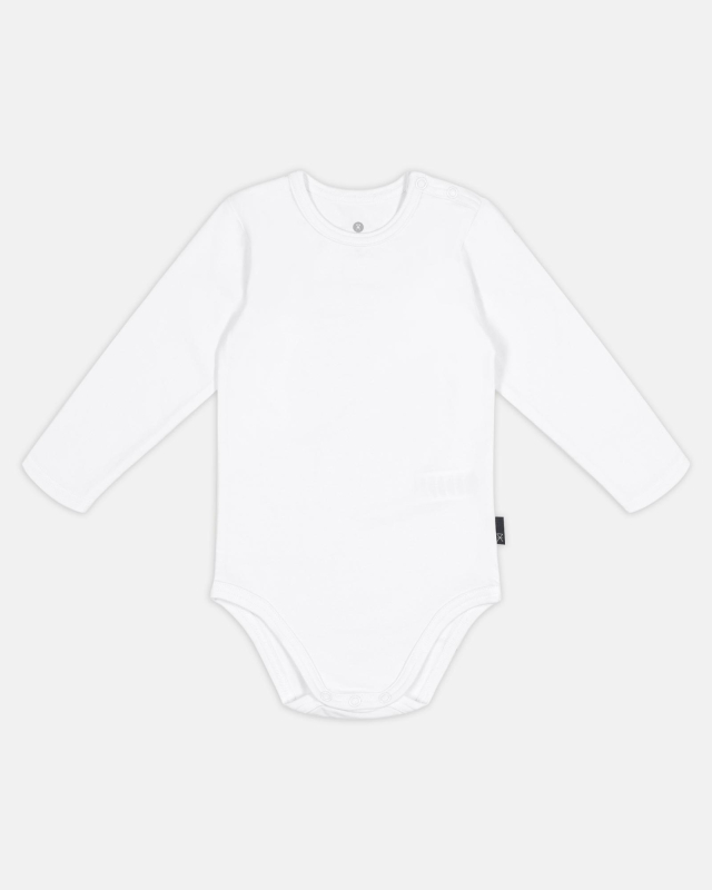 Langærmet Body | Bambusviskose | Hvid