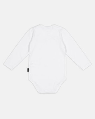 Langærmet body | Bambusviskose | Hvid -JBS of Denmark Kids