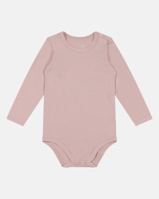 Langærmet body | Bambusviskose | Rose