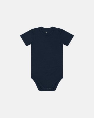 Kortærmet body | Bambusviskose | Navy -JBS of Denmark Kids