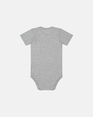 Kortærmet body | Bambusviskose | Grå -JBS of Denmark Kids